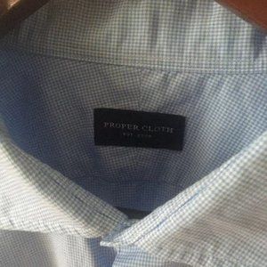 proper cloth blue shirt